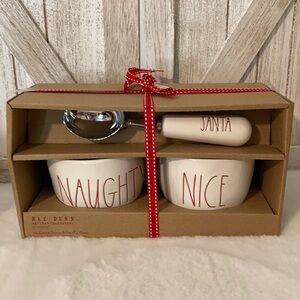 Rae Dunn Christmas Ice Cream Set
